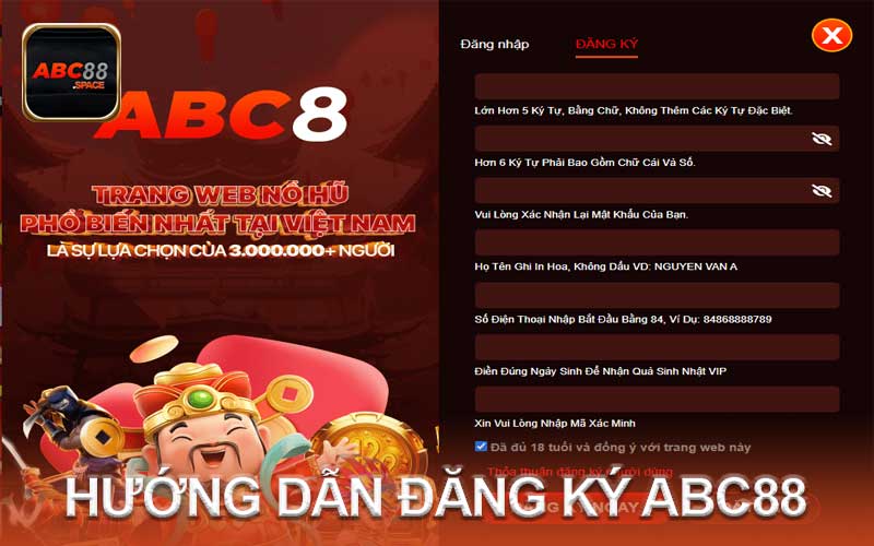 hướng dẫn đăng ký abc88