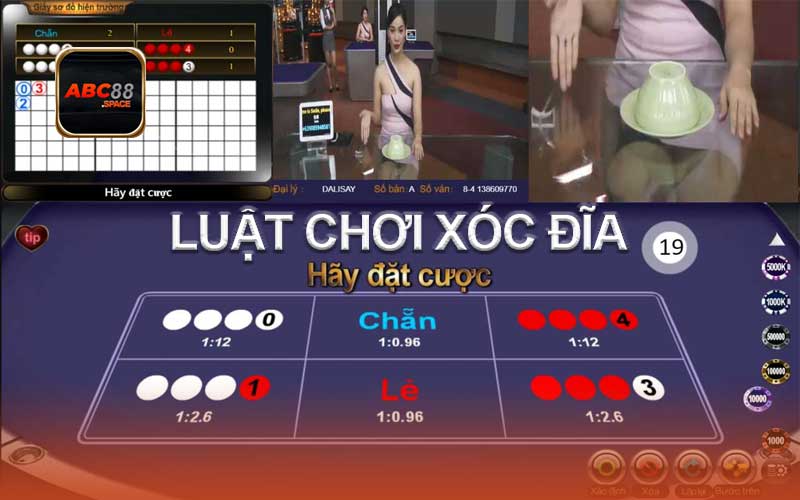 luật chơi xóc đĩa